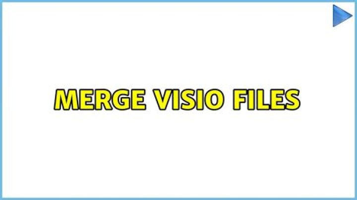 Merge Visio files