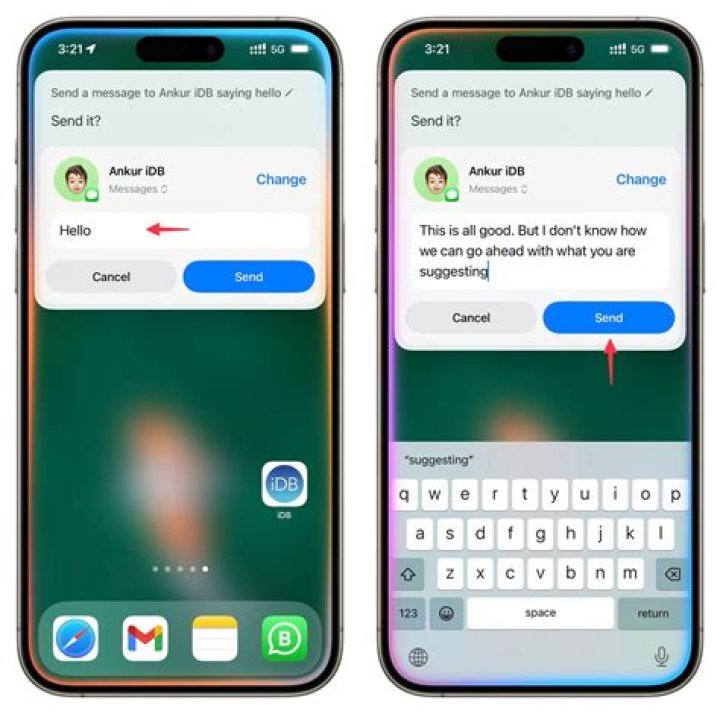 Message indicator after specific time?