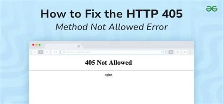 Method Not Allowed flask error 405