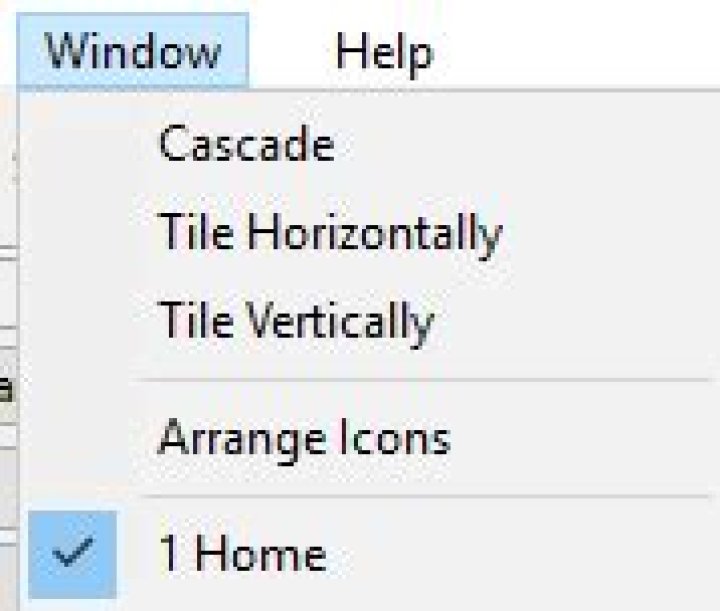 MFC menus Open tabs dynamic menu