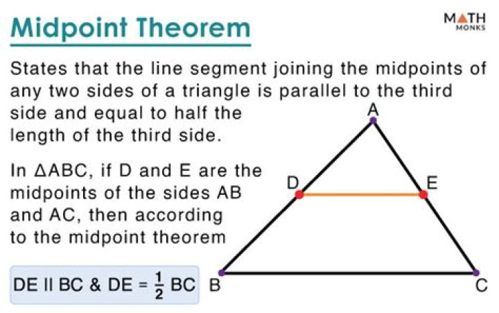 Midpoint for a triangle area question?
