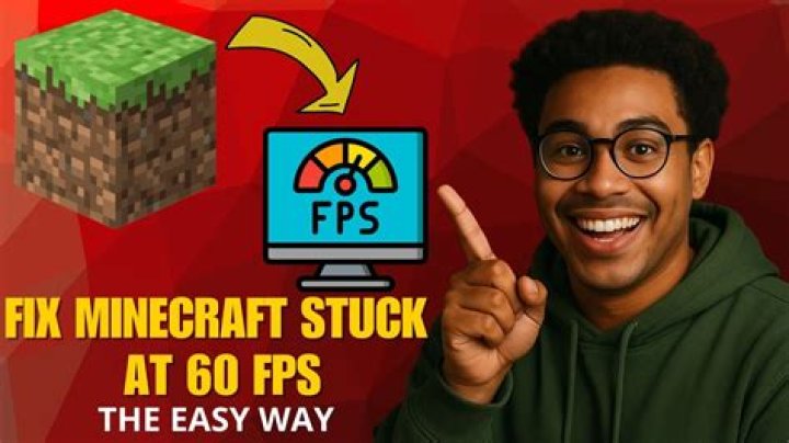 Minecraft FPS stuck at 60 fps