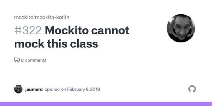 Mockito cannot mock this class