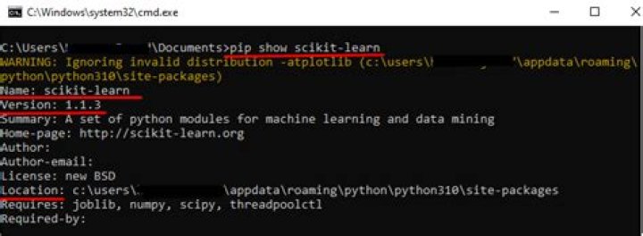 Module not found in python after installing in terminal