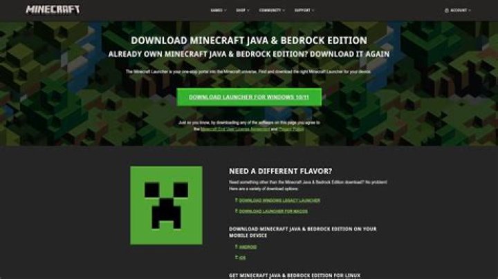 Mojang Page
