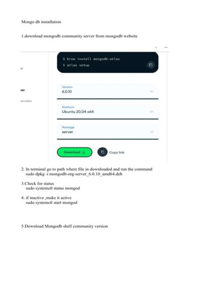 MongoDB Community Server Installation Issue