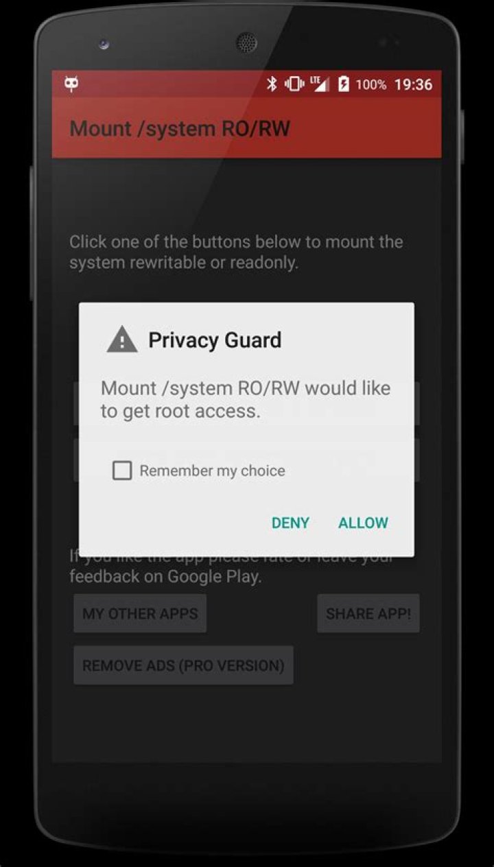 Mount device as RW for root and RO for everyone else