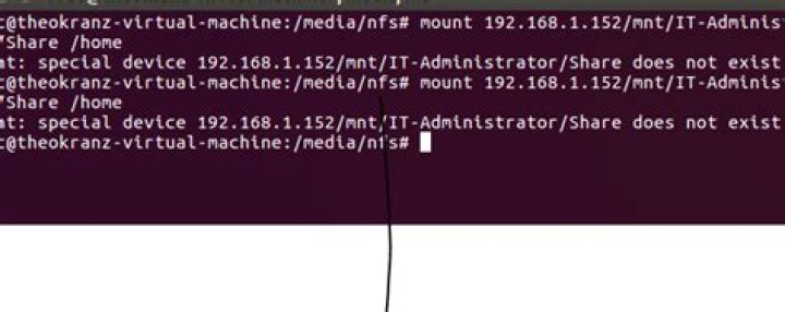 mount.nfs: access denied by server while mounting