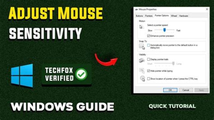 Mouse sensitivity settings for touch screen in kiosk mode