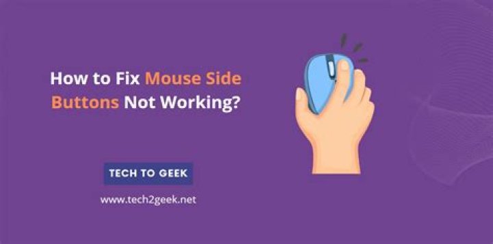 Mouse wheel side buttons not working