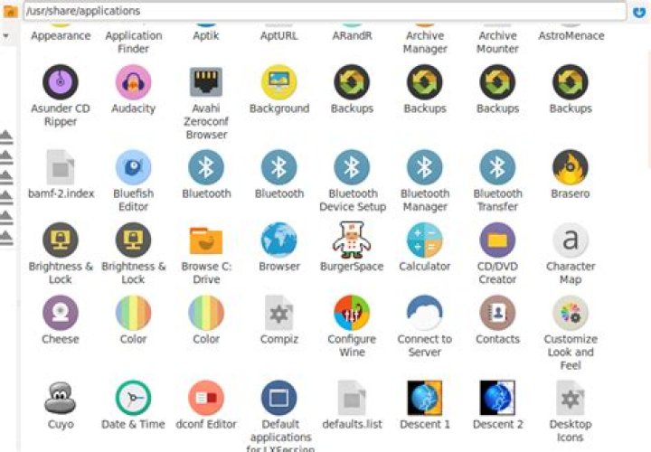 Move icon from Lubuntu 17.10 Menu