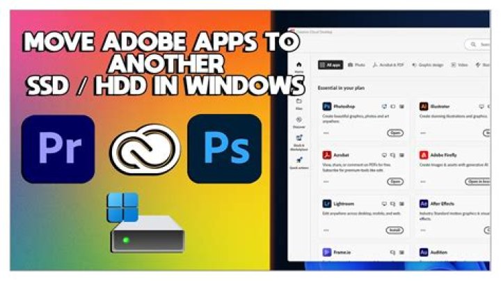 Move or Install Apps on HDD not SSD