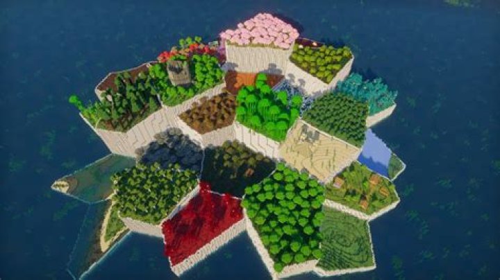 Multi-biome superflat/skyblock