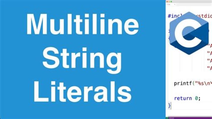 Multiline string literal in C#