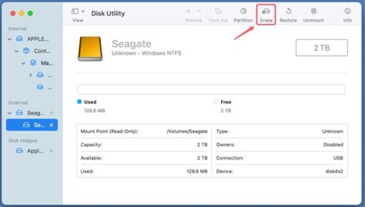 My 4TB Seagate Backup plus works externally, not internally [duplicate]