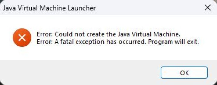 My minecraft is giving this error [Unrecognized VM option 'UseConcMarkSweepGC']