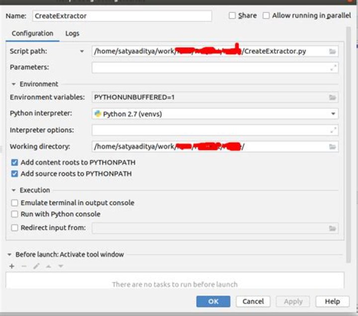 My PyCharm run is working but debugging is failing