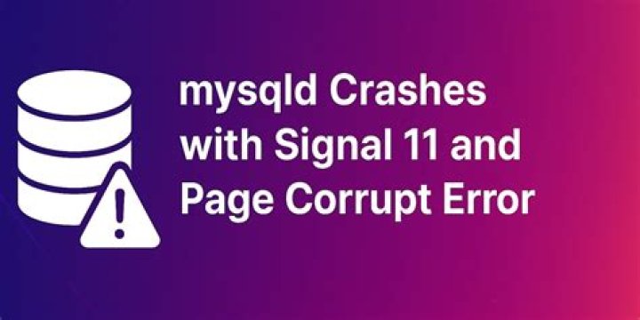 mysql crashing with 