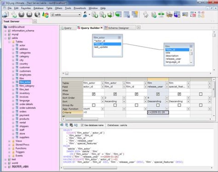 MySQL query builder? (like Access has in Design View) [closed]