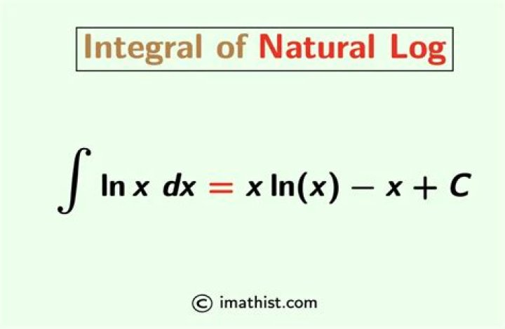 natural log of an integral