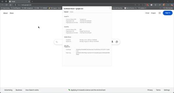Navigate to view certificate