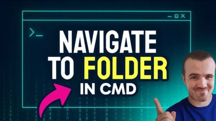 Need to navigate to a folder in command prompt [closed]