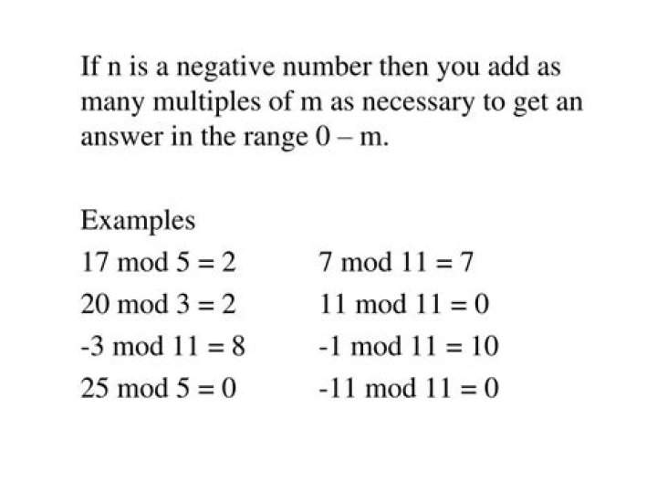 Negative modulo: why is $-3$ mod $12$ equal to $9$?