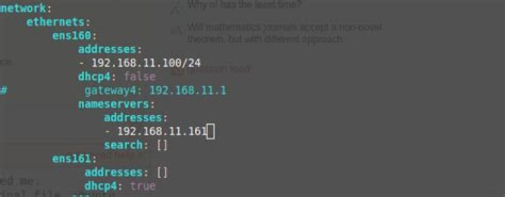 Netplan configuration error: 