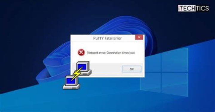 Network error connection timed out
