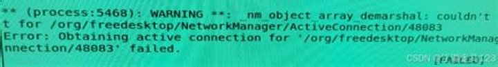 NetworkManager[920]: <warn> Connection disconnected (reason -4)
