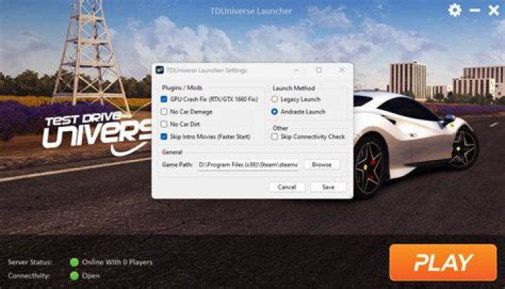 New launcher settings