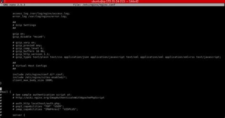 Nginx conf changes doesnt apply