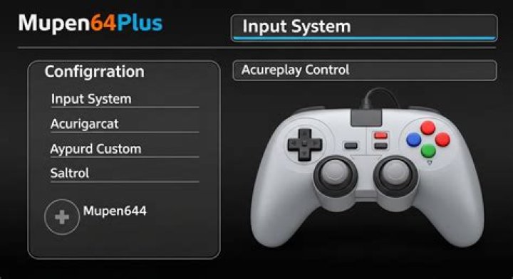 Nintendo 64, mupen64plus: cannot configure controller