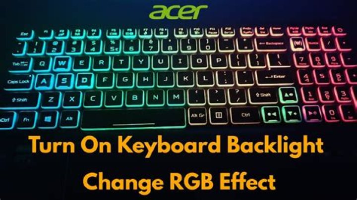 No back light on my Acer Aspire 5734z