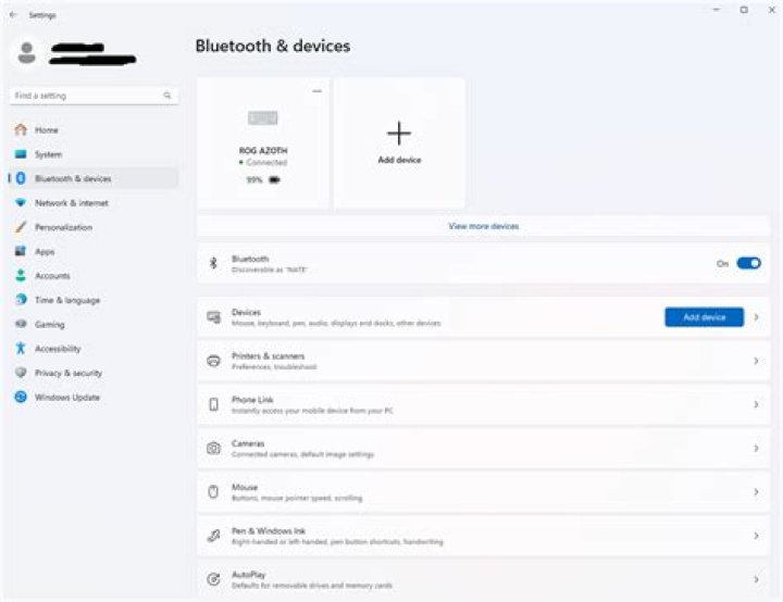 No bluetooth Control panel