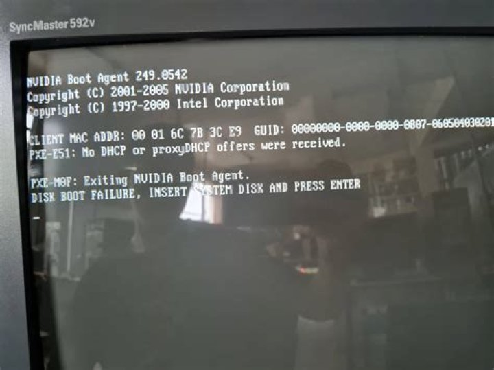 No DHCP or proxyDHCP offers were recived