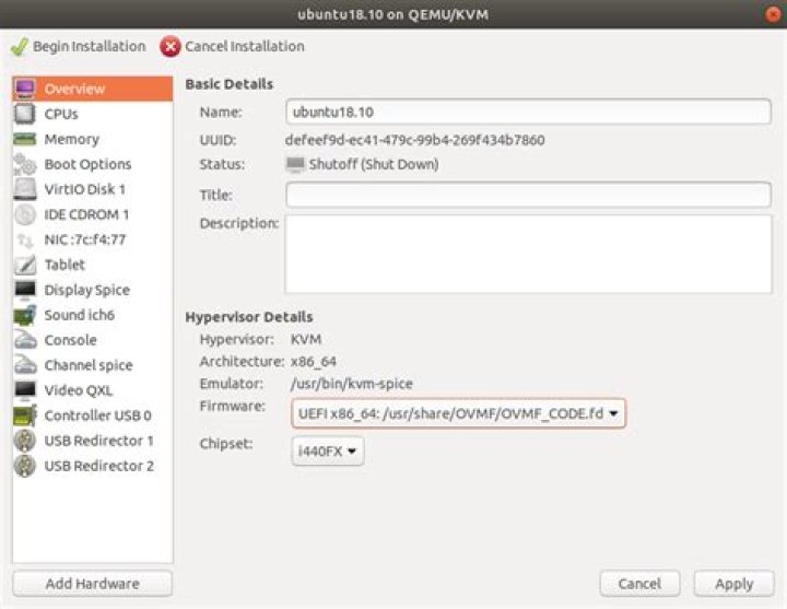 No EFI System Partition option for Ubuntu 18.10