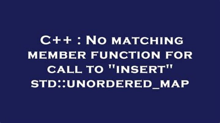 No matching member function for call to 