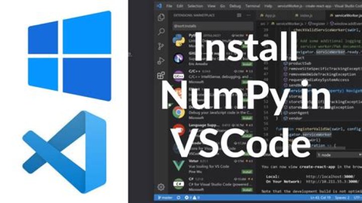 No module named 'numpy': Visual Studio Code