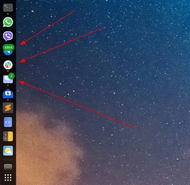No new messege badge counters on Slack application icon in the Ubuntu dock