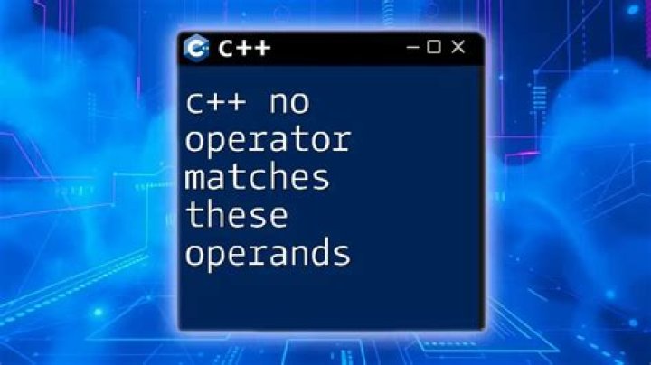 No operator << matches these operands