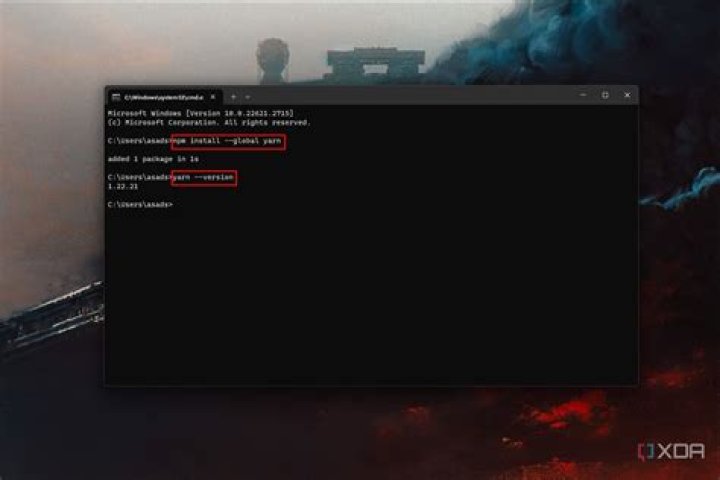 No preset version installed for command yarn