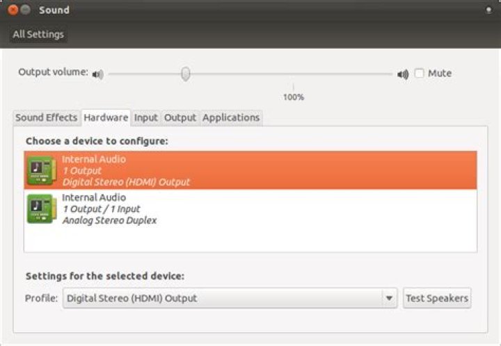 No sound with HDMI on an Acer Aspire Revo 3700