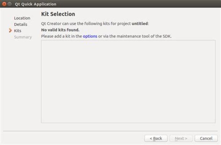No valid kits found, although a kit exists