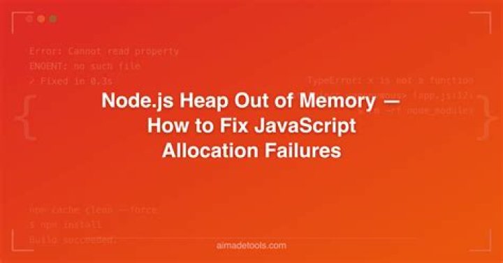 Node.js heap out of memory