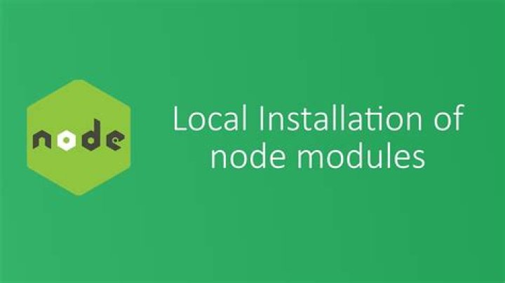 node_modules on Windows 10 and -g configuration