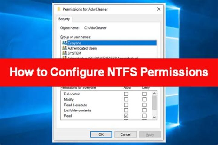 NTFS Permissions - SYSTEM