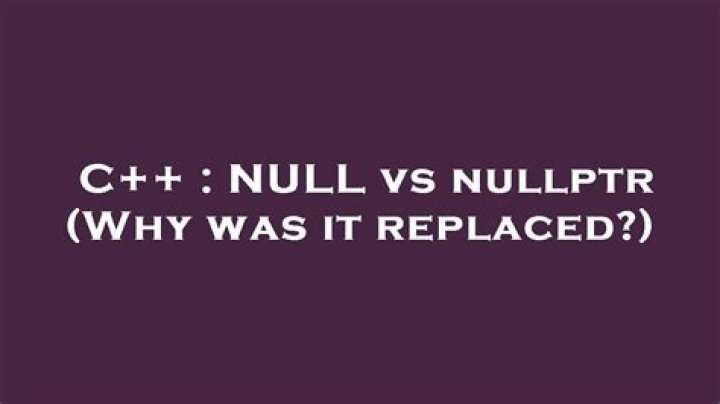 NULL vs nullptr (Why was it replaced?) [duplicate]