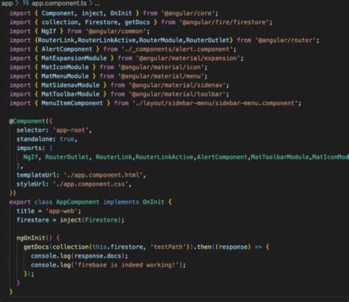 NullInjectorError: No provider for AngularFirestore