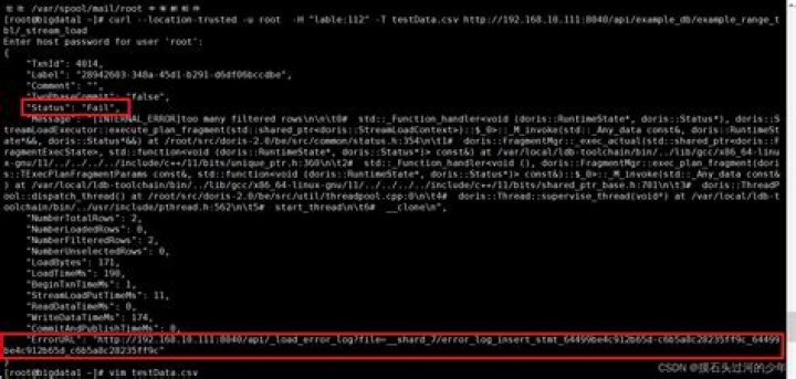 Number in CSV file